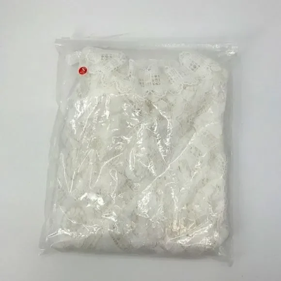 White Lace See through Bohemian Long Sleeve Shirt - Picture 15 of 16